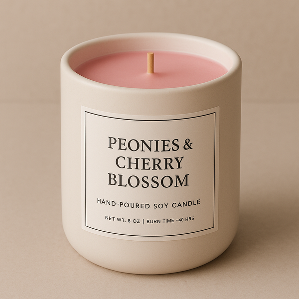 Peonies & Cherry Blossom